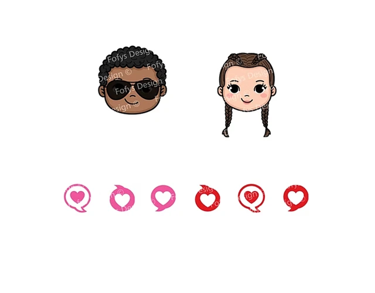 Kit Digital Dia dos Namorados Casal Namoradinhos 2 - FOFYS 4