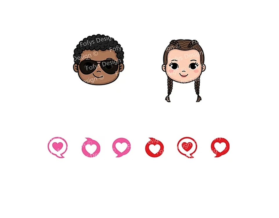 Kit Digital Dia dos Namorados Casal Namoradinhos 2 - FOFYS 4