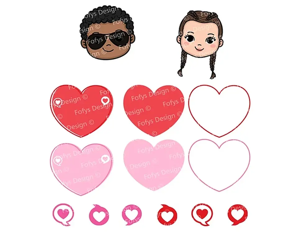 Kit Digital Dia dos Namorados Casal Namoradinhos - FOFYS 3