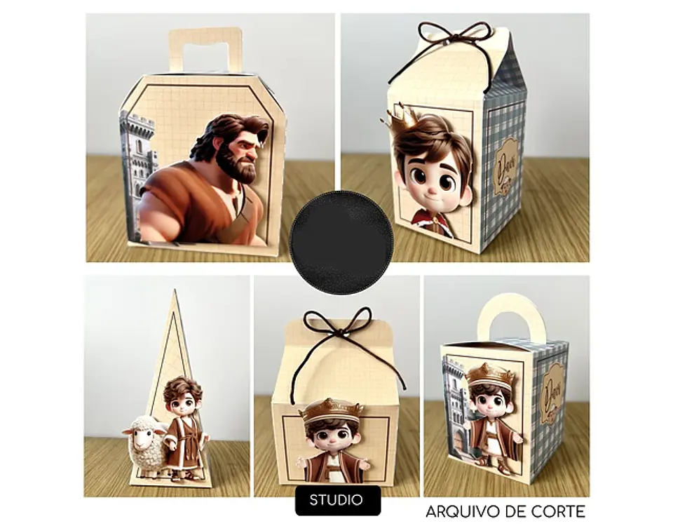 Arquivo de Corte Davi e Goliás 3 - Festas Mimos Digitais 1