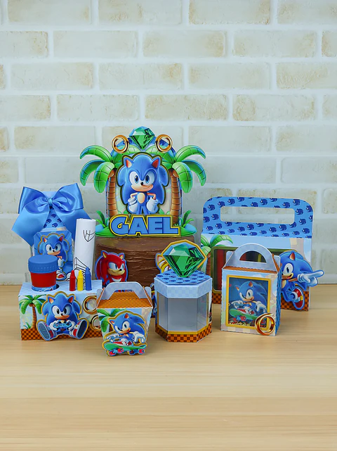 Arquivo de Corte Sonic 27 - Chuvinha de Papel