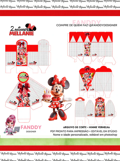 Arquivo de Corte Minnie 111 - FANDDY