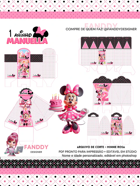 Arquivo de Corte Minnie 112 - FANDDY