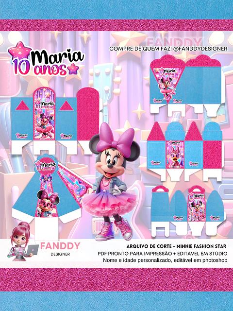 Arquivo de Corte Minnie 113 - FANDDY