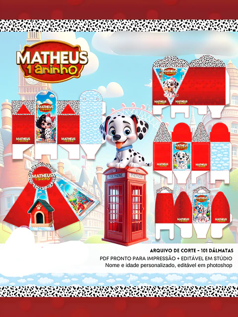 Arquivo de Corte Dálmatas 101 - FANDDY