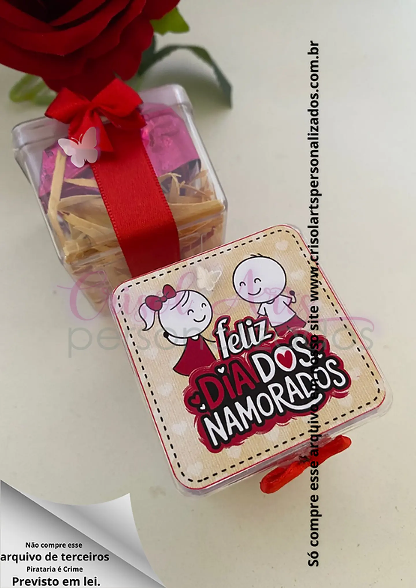 Arquivo Dia dos Namorados Adesivo Caixinha Acrílica - Crisol Arts 1
