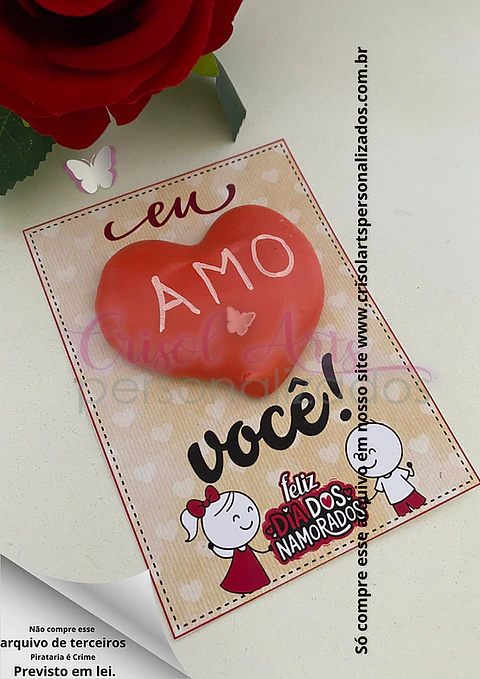 Arquivo Dia dos Namorados Card Eu Amo Você - Crisol Arts
