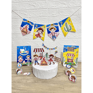 Arquivo Festa Junina / Kit festa na mesa