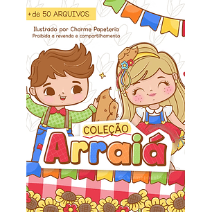 Kit Digital Festa Junina Coleção Arraiá - CHARME