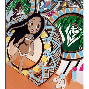 Arquivo Topo de Bolo Princesas Disney Pocahontas