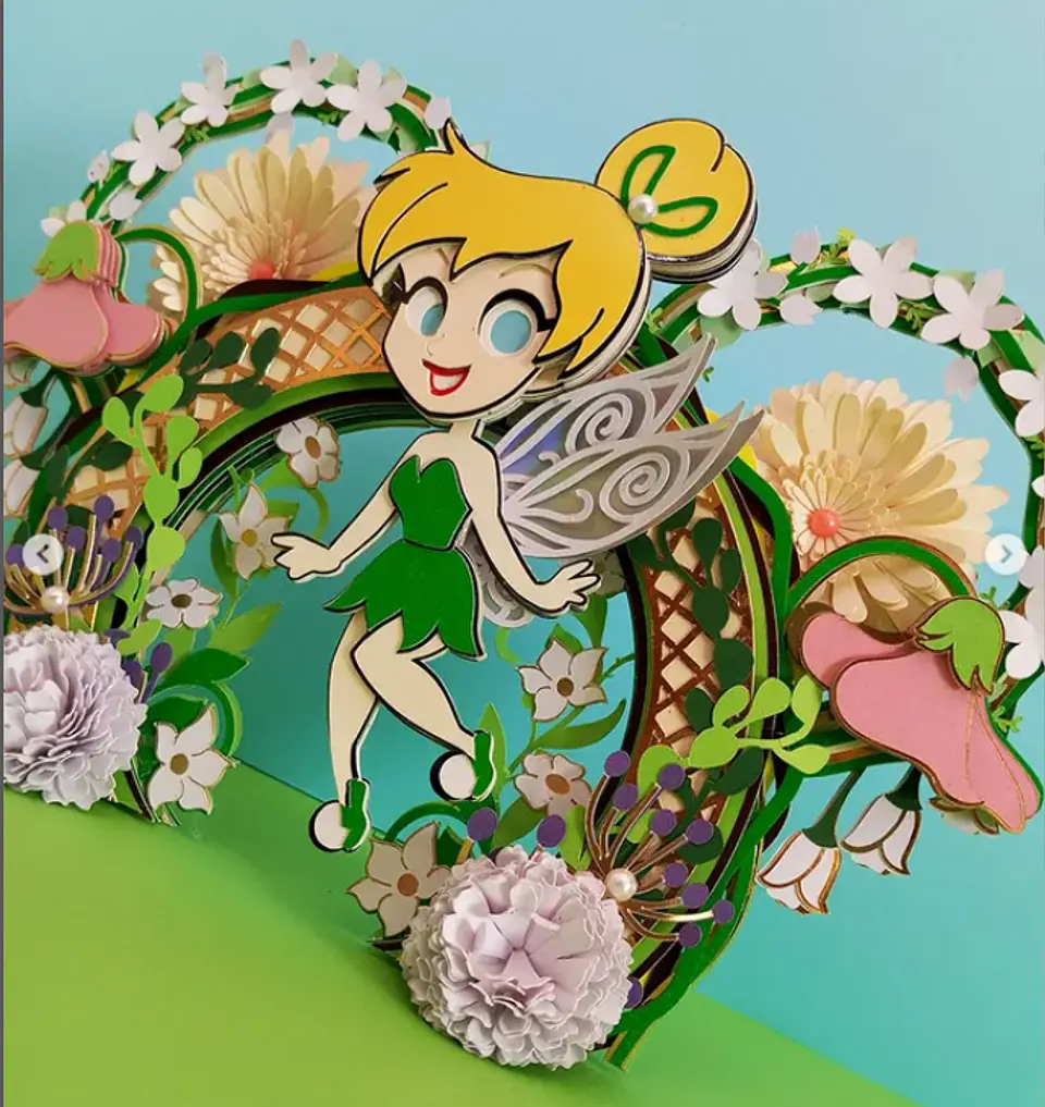 Arquivo Topo de Bolo Princesas Disney TinkerBell 1