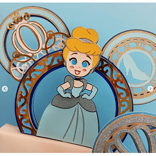 Arquivo Topo de Bolo Princesas Disney Cinderela