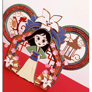 Arquivo Topo de Bolo Princesas Disney Mulan