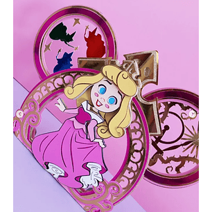 Arquivo Topo de Bolo Princesas Disney Aurora