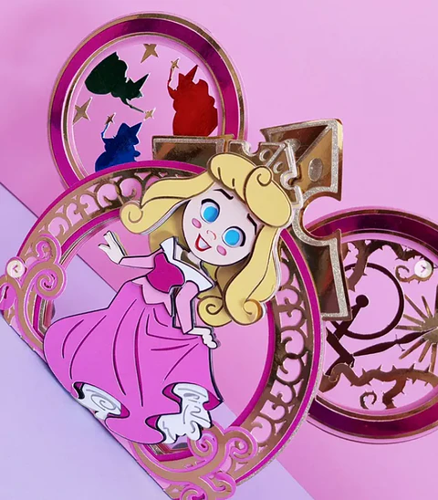 Arquivo Topo de Bolo Princesas Disney Aurora
