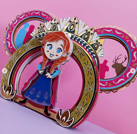 Arquivo Topo de Bolo Princesas Disney Anna