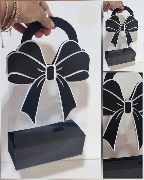 Arquivo Sacola Laço Grande Acetado - Criar Bv