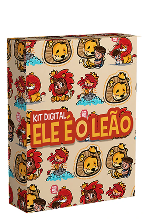 Kit Digital Ele é o leão - Kafofu