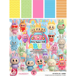 Kit Digital Labubu - Fanddy