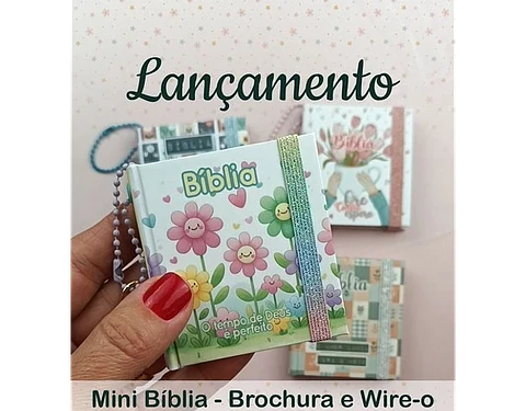 Arquivo Mini Bíblia Chaveirinho - Rm Arte e Design