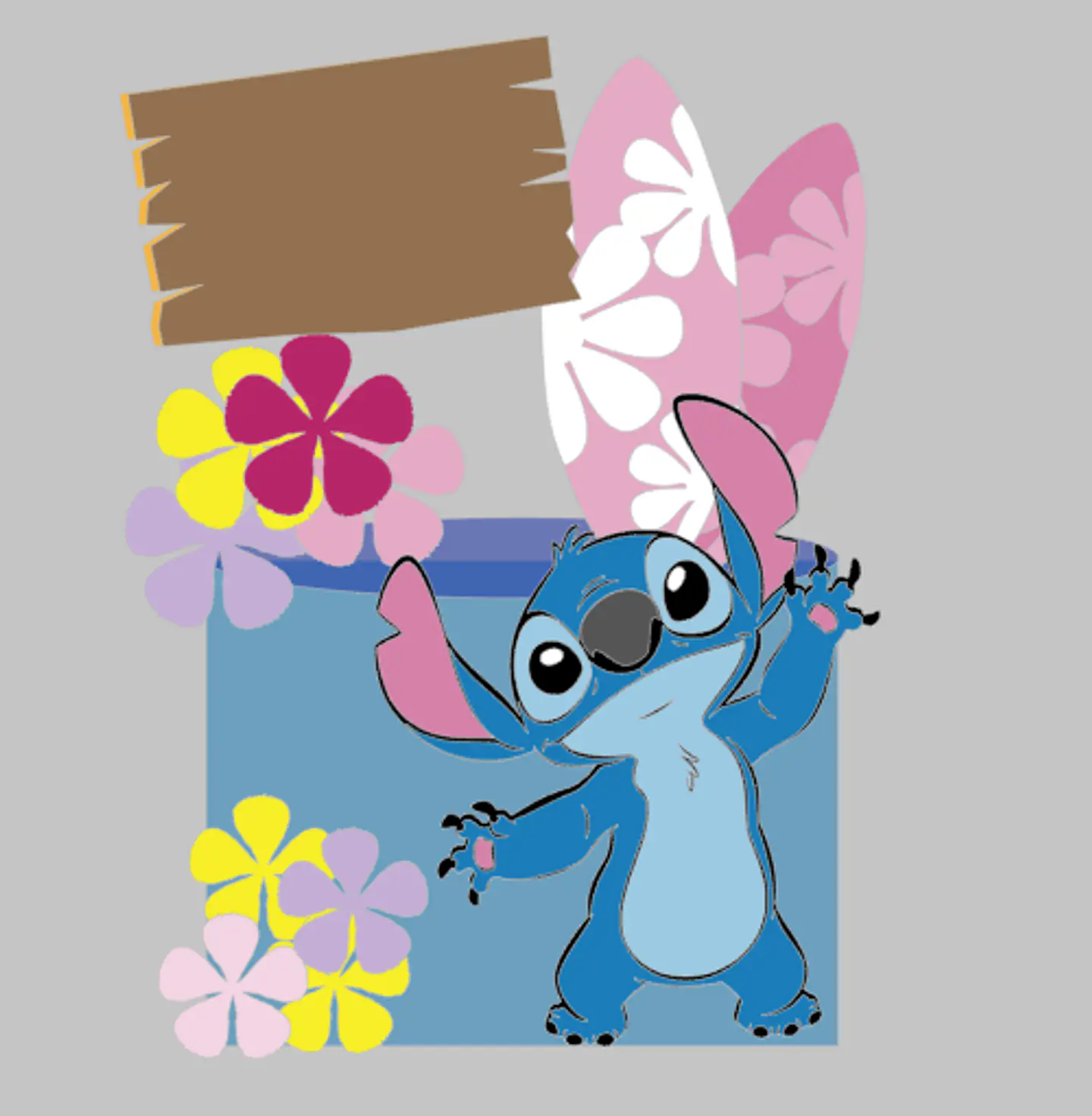 Arquivo Topo de Bolo Stitch - Bruna Personalizados 1