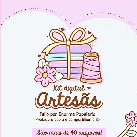 Kit Digital Artesãs - Charme Papeteria