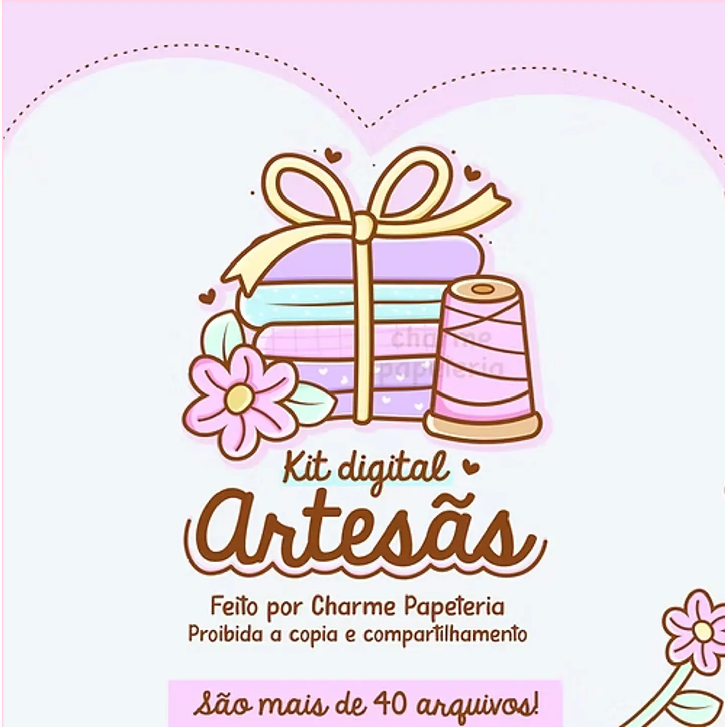 Kit Digital Artesãs - Charme Papeteria 1