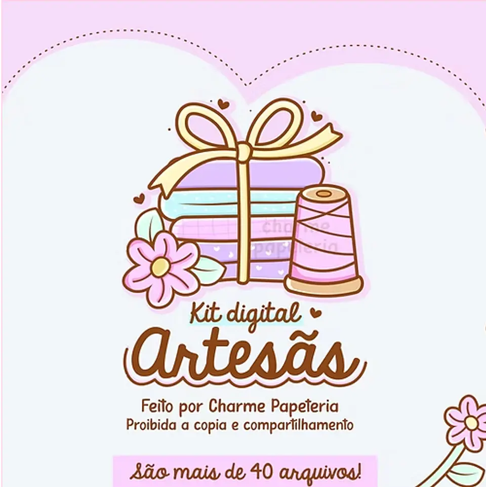 Kit Digital Artesãs - Charme Papeteria 1
