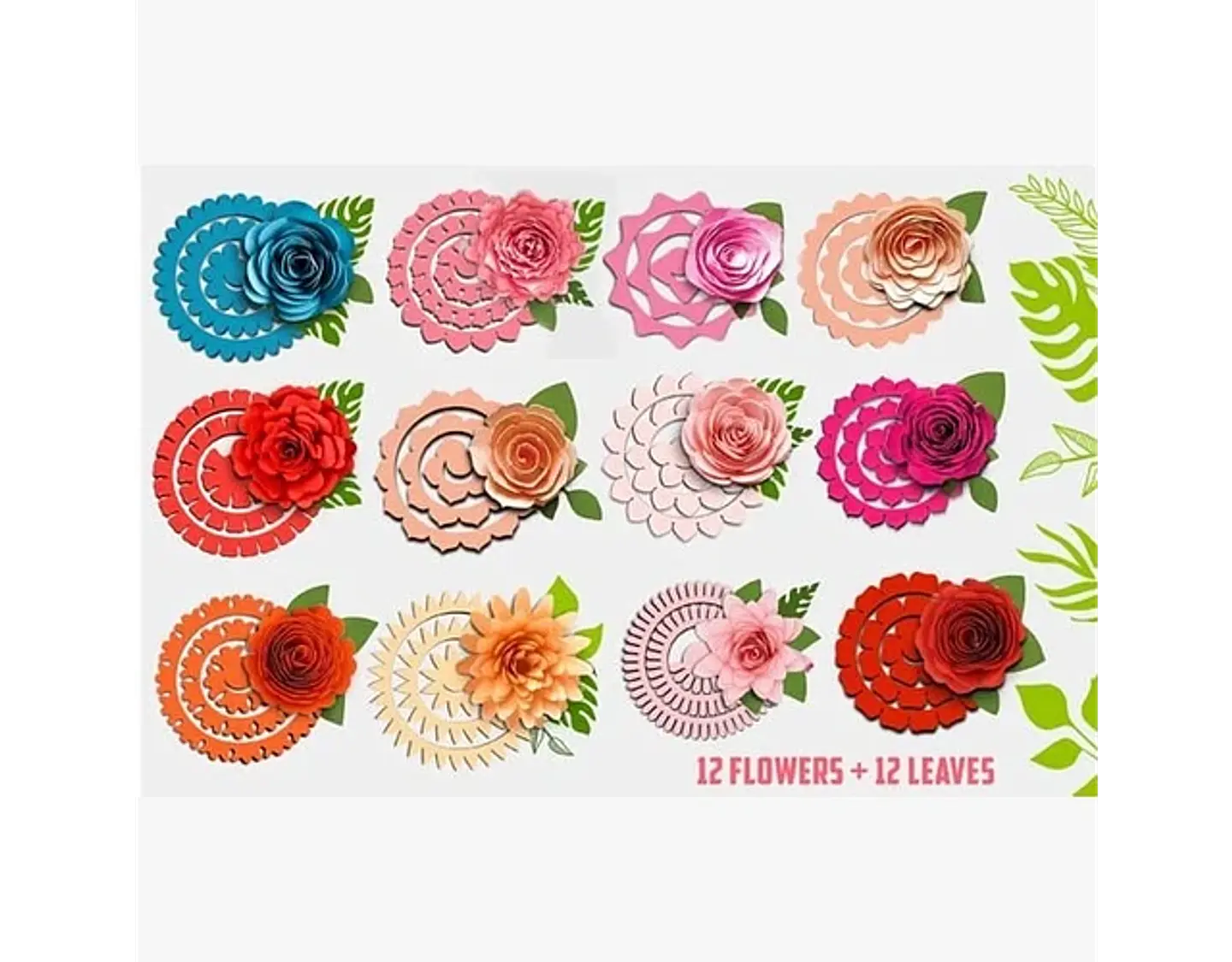 Arquivo Flores Circulares 3D - Criar Bv 1