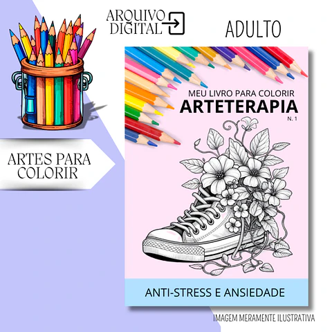 Arquivo Livro Colorir Arteterapia - Rê Castori