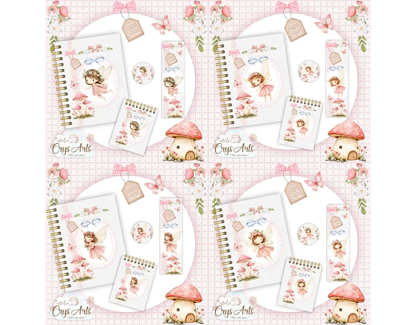 Arquivo Encadernação Fadinhas - Crys Arts 10