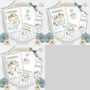 Arquivo Encadernação Raposinhas - Crys Arts