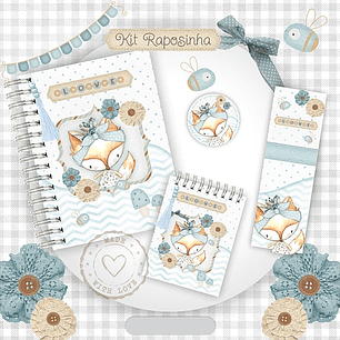 Arquivo Encadernação Raposinhas - Crys Arts