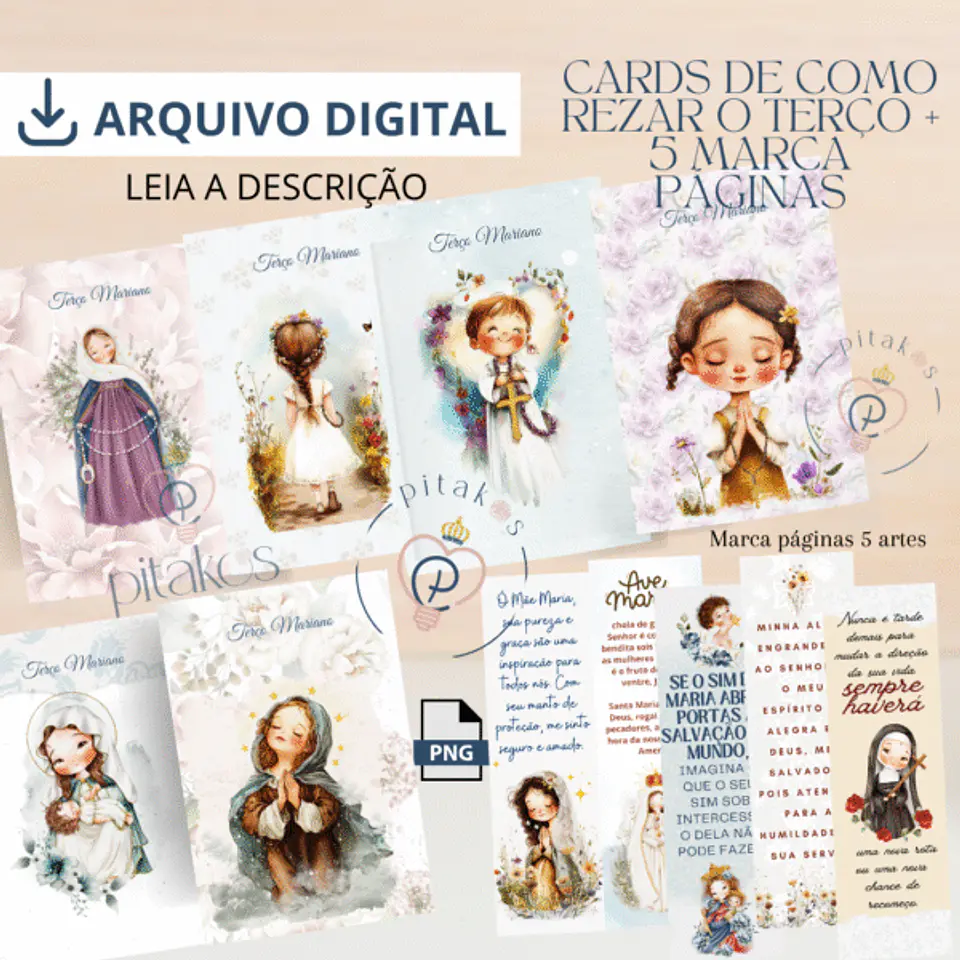 Arquivo Cards Como Rezar o Terço - Pitakos 1