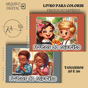 Arquivo Livro de Colorir Frutos do Espírito -- Rê Castori