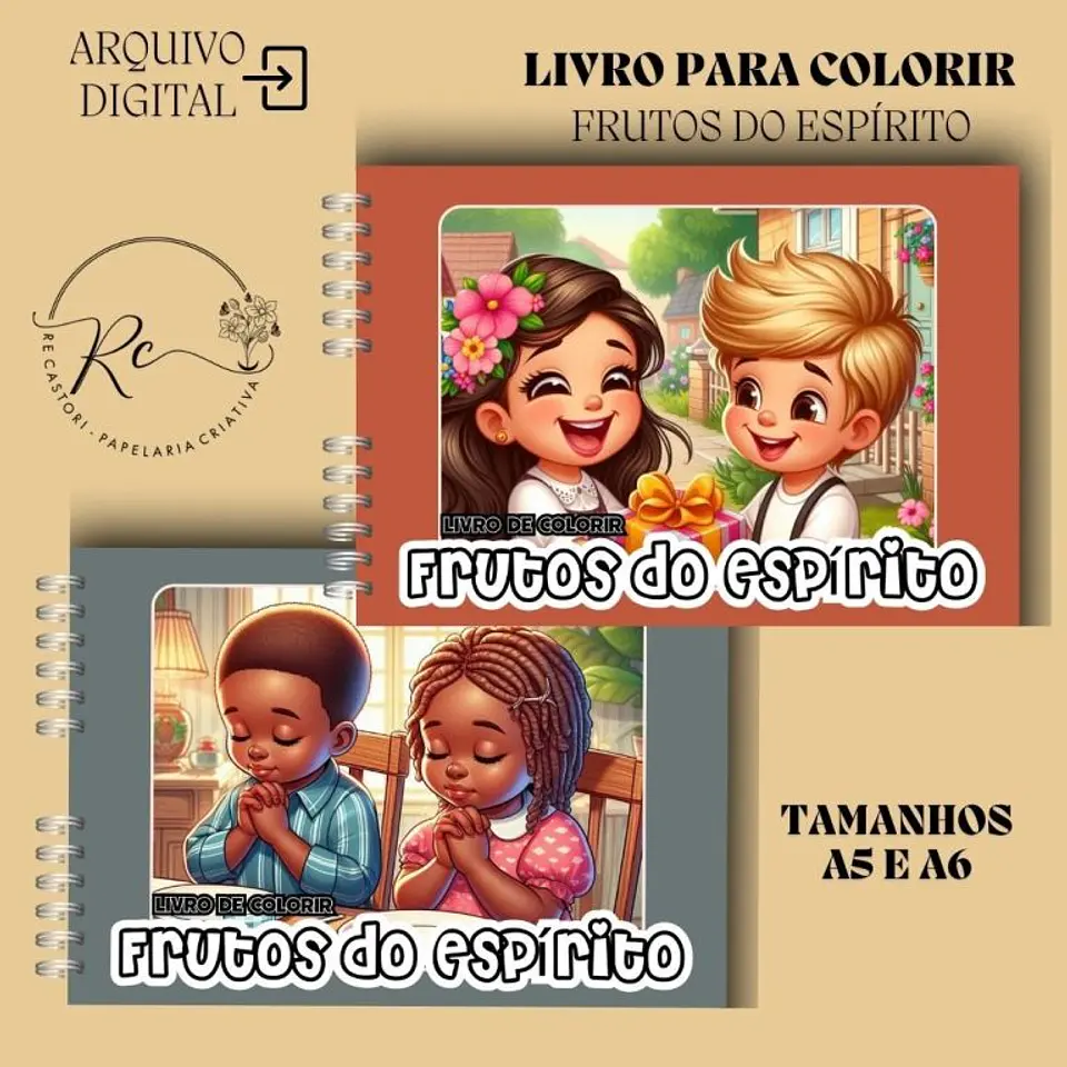 Arquivo Livro de Colorir Frutos do Espírito -- Rê Castori 1