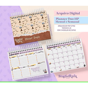 Arquivo Planner Duo Harry Potter - Studio Rafa