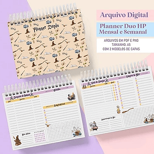 Arquivo Planner Duo Harry Potter - Studio Rafa