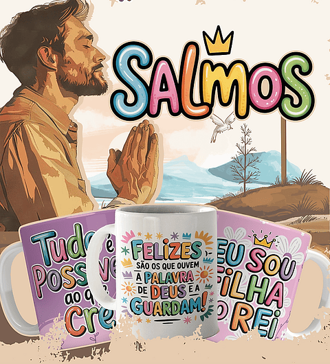 Arquivo Caneca Salmos Volume 1 - Originale