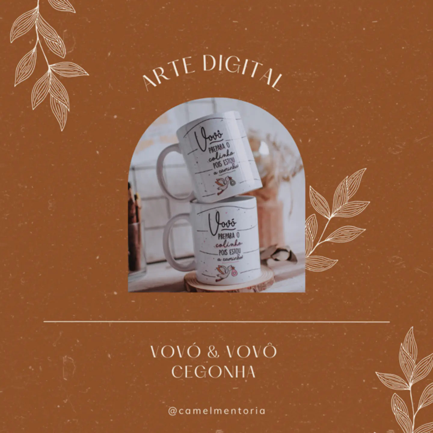 Arquivo Caneca Dia dos Avós Cegonha - Caneca em Laços - Canecas Laços 1