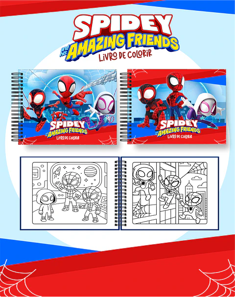 Arquivo Livro de Colorir Spidey e amigos - Pamella
