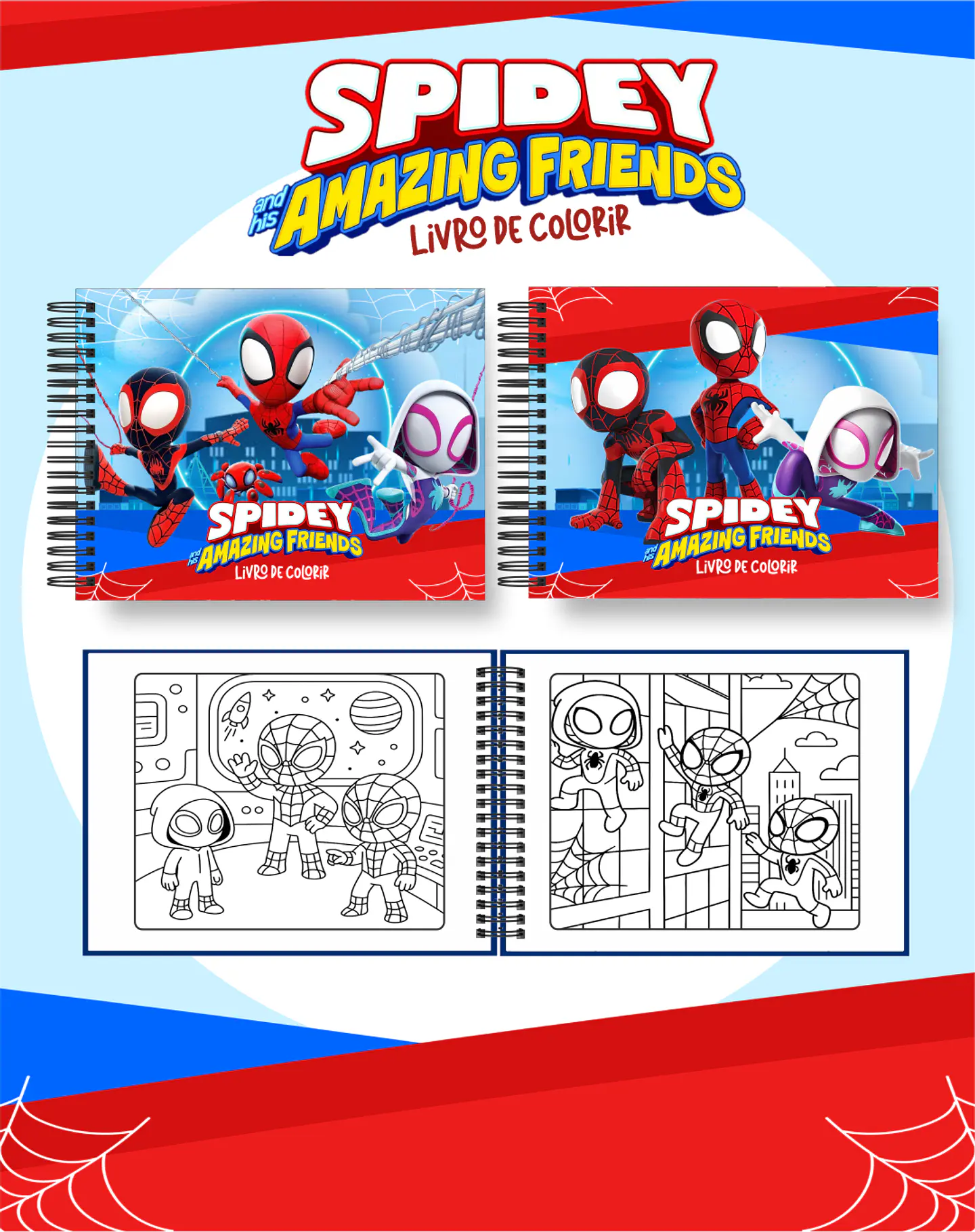 Arquivo Livro de Colorir Spidey e amigos - Pamella 1