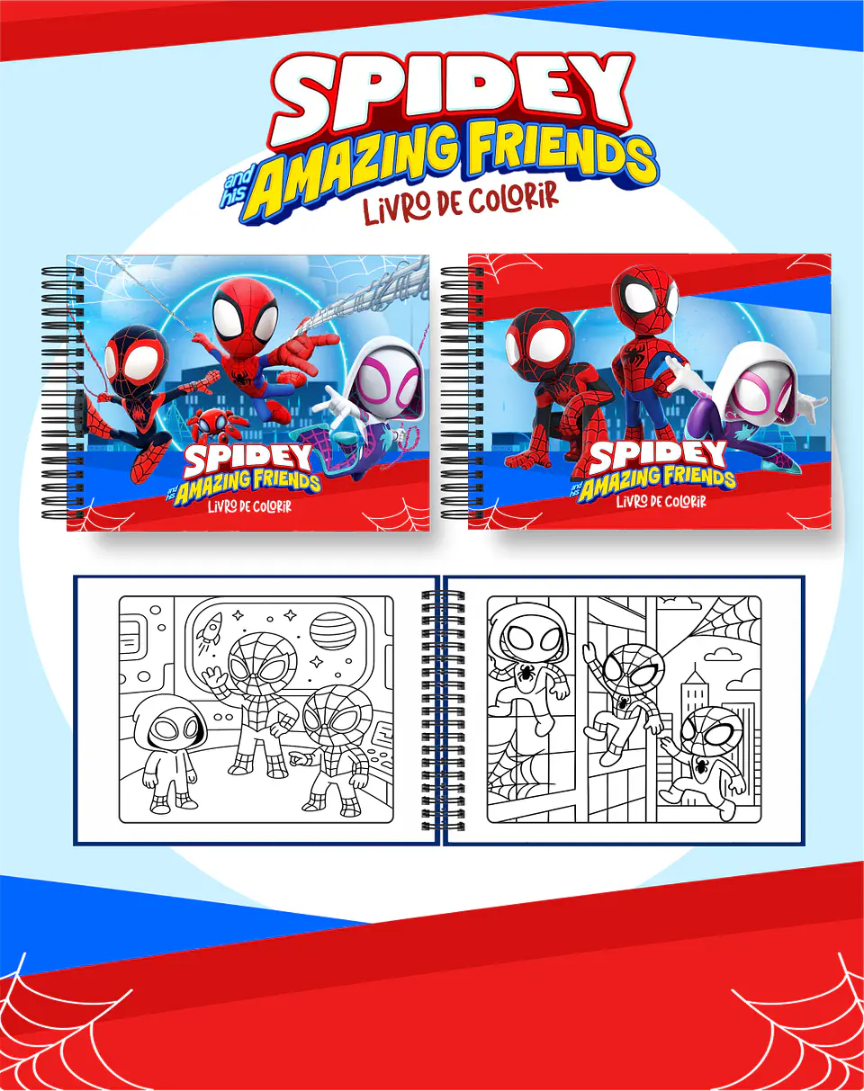 Arquivo Livro de Colorir Spidey e amigos - Pamella 1