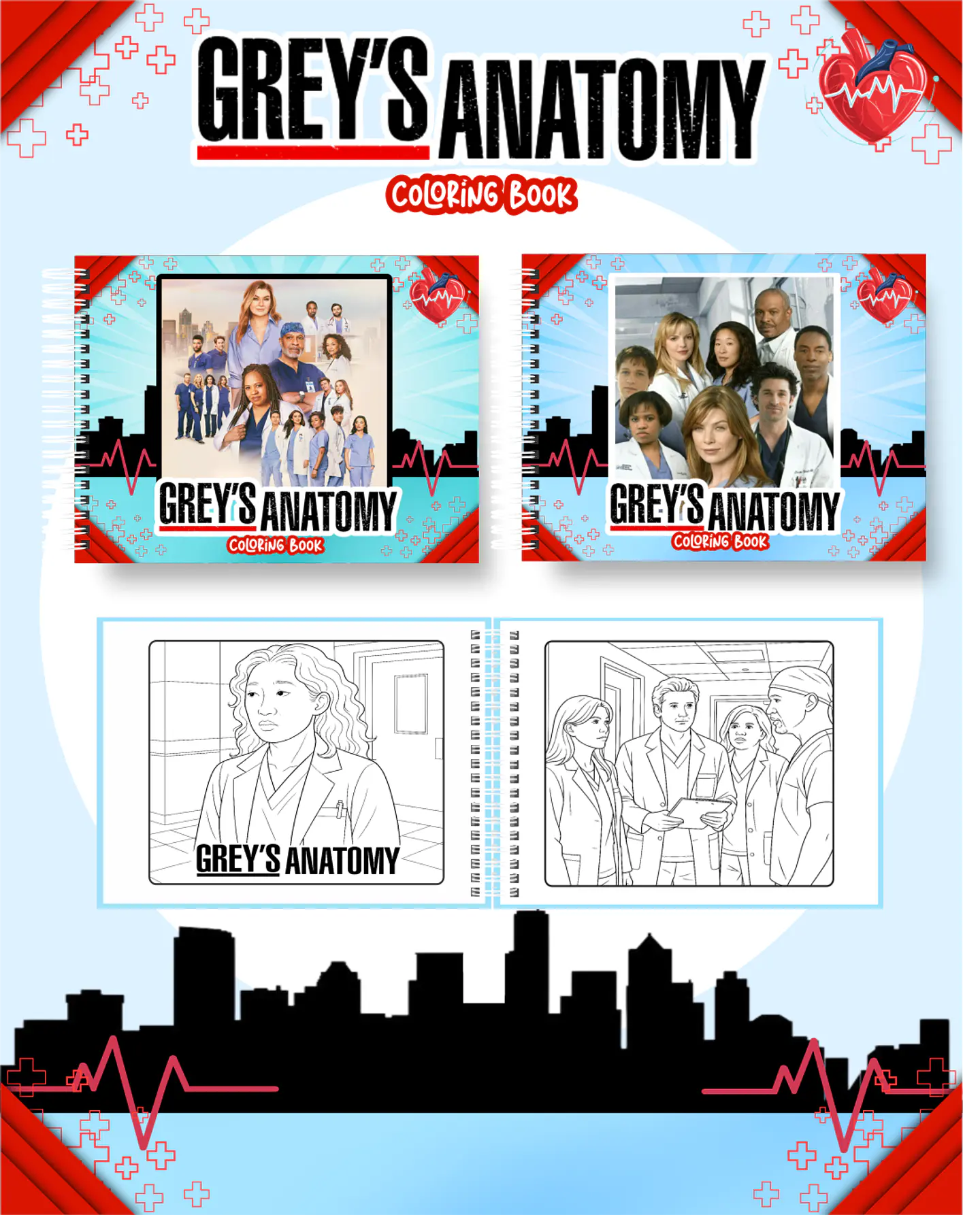 Arquivo Livro de Colorir Grey's Anatomy - Pamella 1
