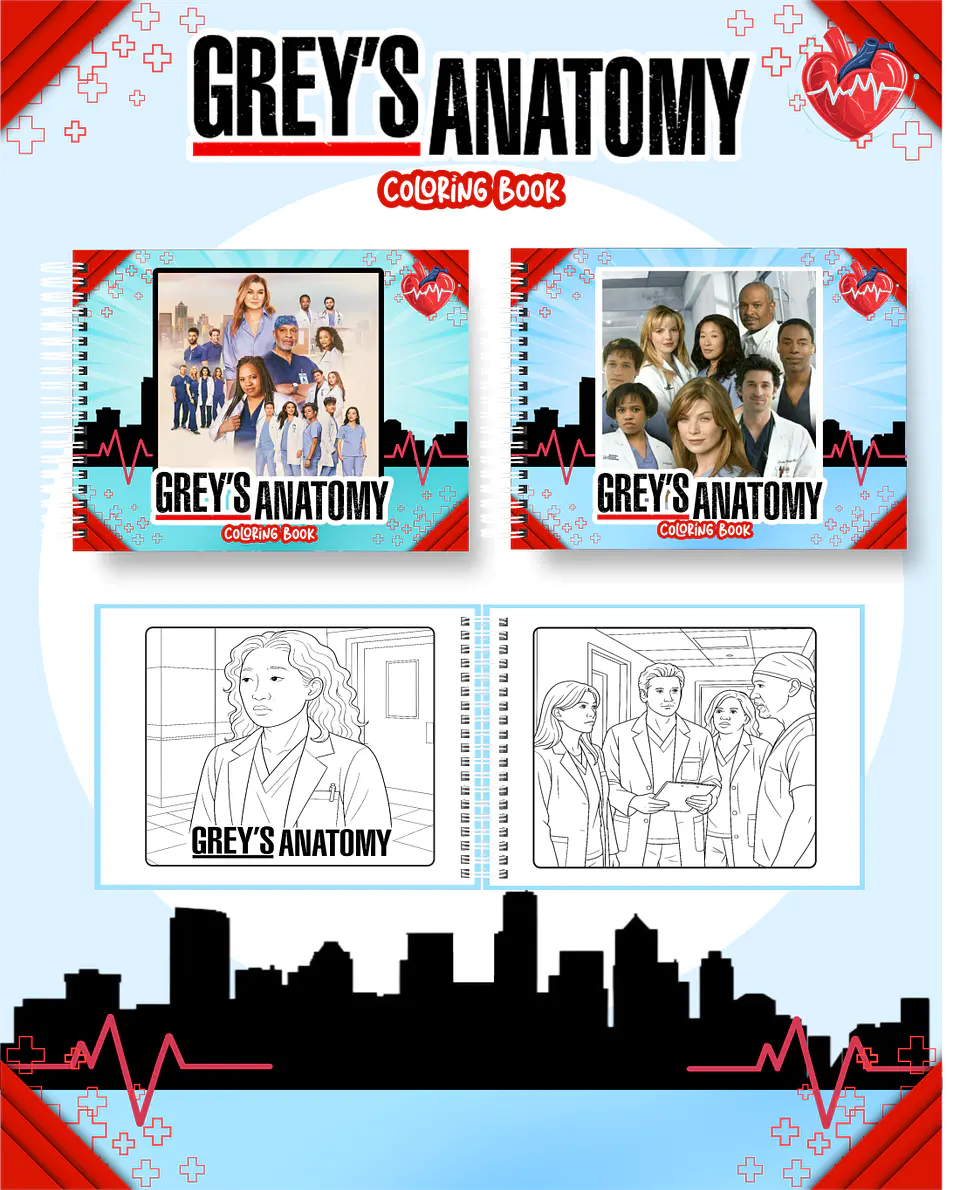 Arquivo Livro de Colorir Grey's Anatomy - Pamella 1