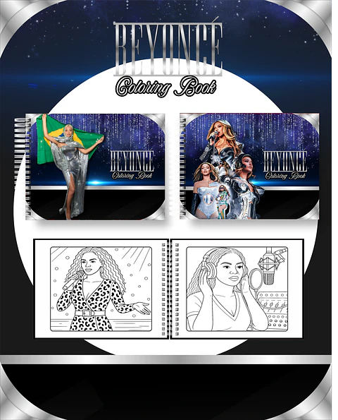 Arquivo Livro de Colorir Beyonce - Pamella