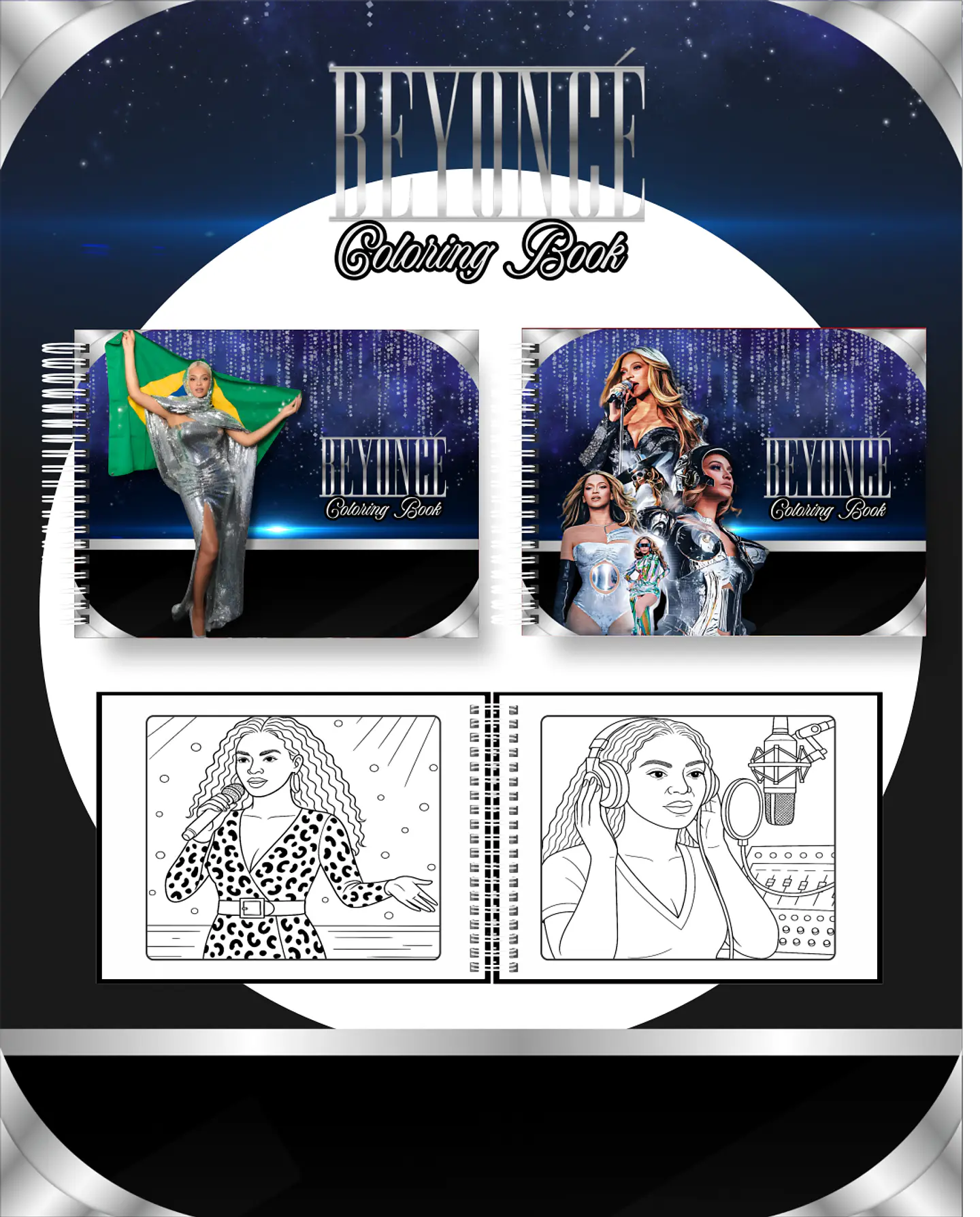 Arquivo Livro de Colorir Beyonce - Pamella 1