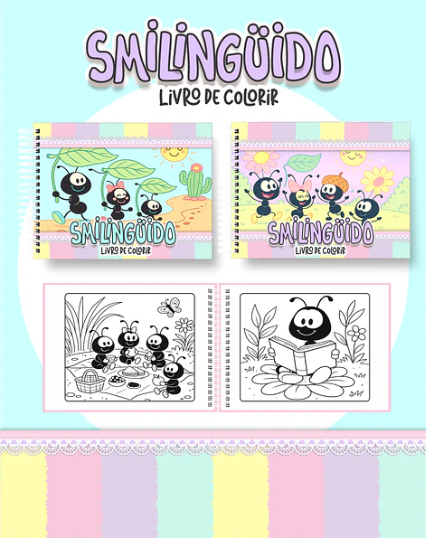 Arquivo Livro de Colorir Smilinguido - Pamella