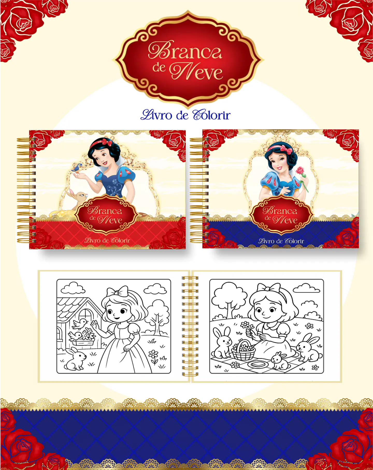 Arquivo Livro de Colorir Branca de neve - Pamella 1