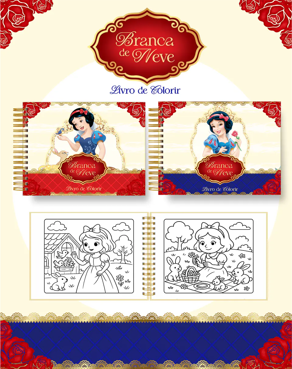 Arquivo Livro de Colorir Branca de neve - Pamella 1